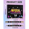 Kalolary Set di 12 Matite per Nail Art 3D, Pennelli
