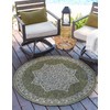 Unique Loom Outdoor Traditional Collection Area Rug - Antique (6'