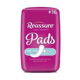 Reassure Flex-Shape Pads, Moderate Plus - 16 per Bag