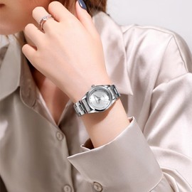 Dacdyi 5Pcs Casual Fashion Women’s Wristwatch Analog Quartz Watch Diamond Rhinestone Watches