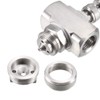 uxcell Air Atomizing Nozzle, 1/4BSPT Misting Low Pressure Mix Type