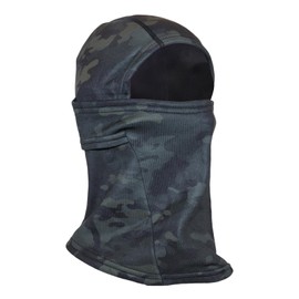 Balaclava Warm Winter Face Mask for Outdoor Riding, Motorcycle Tactical Headgear UV Protection Outdoor Sports Padded Face Masks Black, Black, Medium