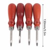4 Pcs Leather Edger Leather Edge Chamfering Knife Sharpener Hand