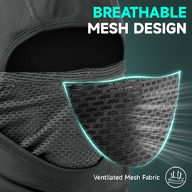 Balaclava Ski Mask for Men Women Thermal Winter Face Mask Dual-Layer Balaclava Breathable Windproof for Cold Weather Skiing Cycling Outdoor Work