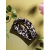 MINACHI 2-Pack Leopard Print Wide Headbands for Women, Soft Stretchy