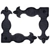Borderland Rustic Hardware 2 Pack 4" Decorative L Corner Bracket,