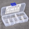 BOROCO Hex nut, M3 nut, 140 pieces M1/M1.2/M1.4/M1.6/M2/M2.5/M3 thread stainless