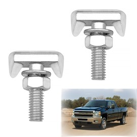2Pcs Battery Terminal Bolt Kit, T-Bolt Car Battery Cable Extender, Power Terminal Nut Washer, Compatible with Most Car Models