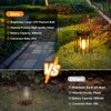 KOOPER Solar Lanterns Outdoor Waterproof, 14.56" Upgraded Bright Hanging Solar