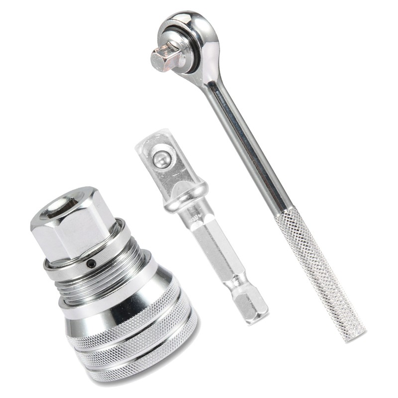 Universal Socket Wrench Set 10‑19mm 3/8 Adapter Adjustable Socket Spanner