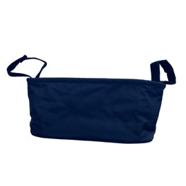 BundleBean - Buggy Organiser - Storage Bag for Pushchairs - Includes Nappy Pouch - Universal Fit with Handlebar for Any Pushchair or Stroller (Plain Black)