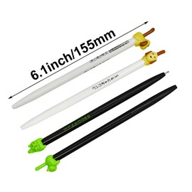 Maydahui 12 Pcs Cute Cat Dog Tail Clicker Retractable Pen Novelty Japanese Little Kitten Rollerball Pens Black Ink For Cat Lovers Student Shcool Office Supplies Stationery Party Favors