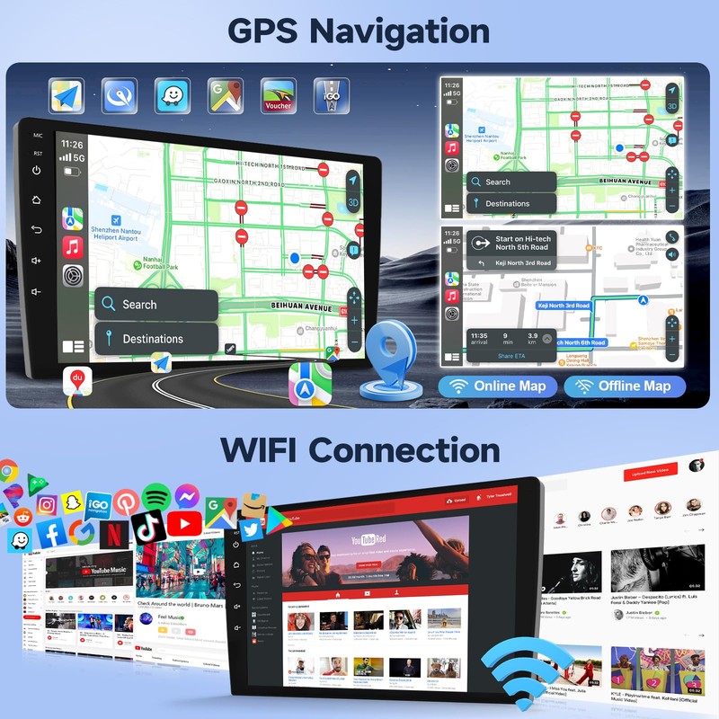 Leadfan Car Radio for Nissan Sentra 2013 2014 2015 2016
