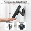 OMOTON Waterproof Shower Phone Holder 360° Rotation Wall Mounted Viewable