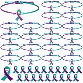 40 Pcs Suicide Awareness Items 20 Suicide Awareness Bracelets Suicide Prevention Pins Suicide Prevention Bracelet Suicide Awareness Pins for Women Men Mental Health Charity Campaign Supplies