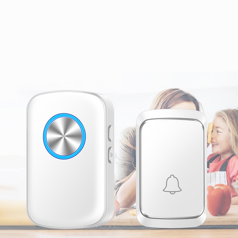 Wireless Doorbell Waterproof Smart Remote Control for The Elderly Pregnant