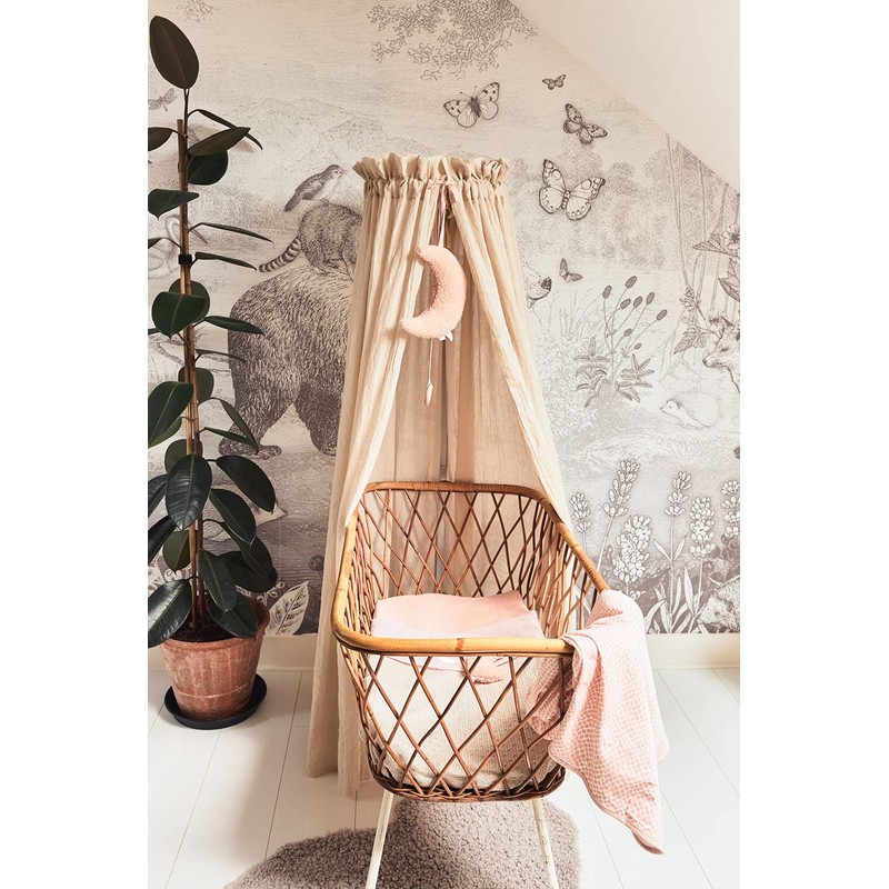 Jollein Nougat Bed Canopy 155 cm for Children's and Cots