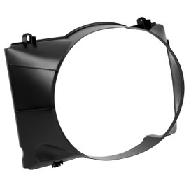 HECASA Radiator Cooling Fan Shroud Compatible with 1987-1993 Ford Bronco F150 F250 F350 Replacement for E5TZ8146H FO3110112 Front Standard Duty PP Plastic Black