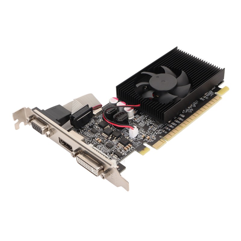GT730 2GB GDDR3 Graphics Card Single Cooling Fan 64 Bit