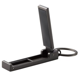 Elecom P-DSCMPBHBK Compact Smartphone Stand with Bag Hanger Function Matte Black
