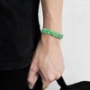 Green Jade Bracelet Double Row Healing Wrap Adjustable Woven Bracelets