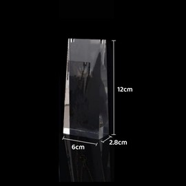 Seimeinoki Acrylic Necklace Stand, 3 Pieces, Large, Clear, For Photography, Stand, Accessory Stand, Necklace, Storage, Display Stand, Necklace, Display Stand, Accessories, Display Stand, Store Sales, Product Photography (Large, 3 Pieces)