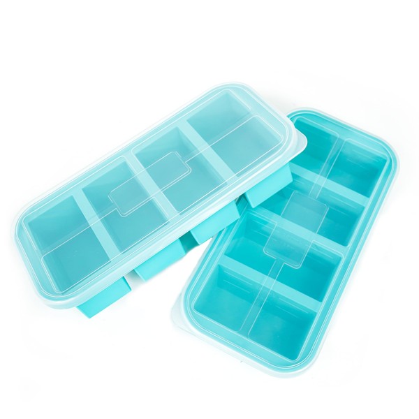 REDANT Soup Cubes Large Silicone Ice Cube Trays for Freezer
