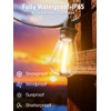 Jerritte 100FT LED Outdoor String Lights with 30 Edison Shatterproof