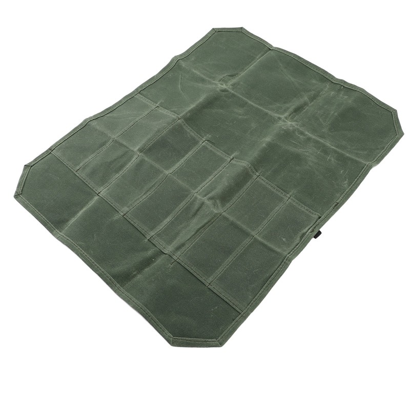 Chef Knife Roll Bag Portable Waterproof Waxed Canvas Knife Carrier