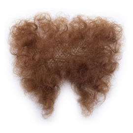 puheca Fake Private Hair 100% Handmade Full Lace Hair Bikini Invisible Realistic Body Hairs, Fake Chest Hairs Mustache for Men and Women