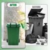 4PCS Trash Can Lid Lock for Animals, Adjustable Garbage Can