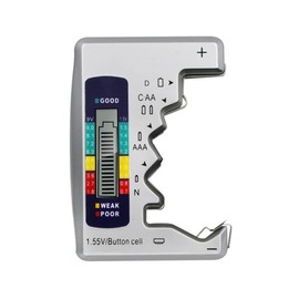 Artibetter Battery Test Meter Portable Digital Battery Checker for Home Outdoor and Store Use Easy to Install Button