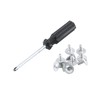 KUMGROT 2 PCS Luggage Wheels Replacement Kit 360 Degree Suitcase
