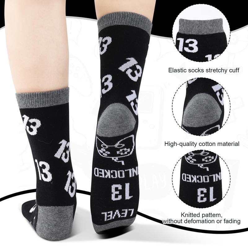 saerryor 13th Birthday Gifts for Boys,4 Pcs Funny Gift for