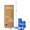Toilet Bowl Cleaning Wand, Disposable Toilet Brush Kit with Replacement