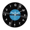 Fenteer Backwards Clock 12" Round Creative Arabia Numbers Decorative Clock