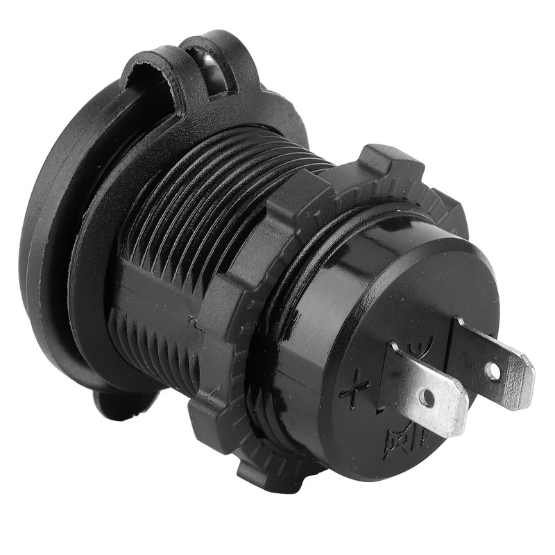 Dual USB Car Charger Lighter Socket Car Modification with Voltmeter