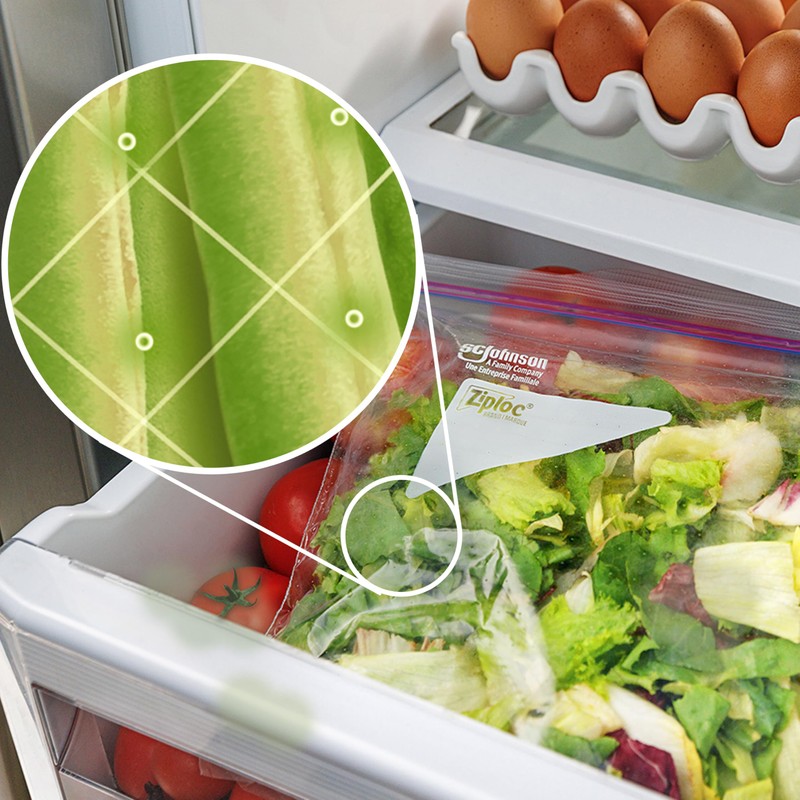 Ziploc Food Storage Produce Bags, Seal Top to Keep and