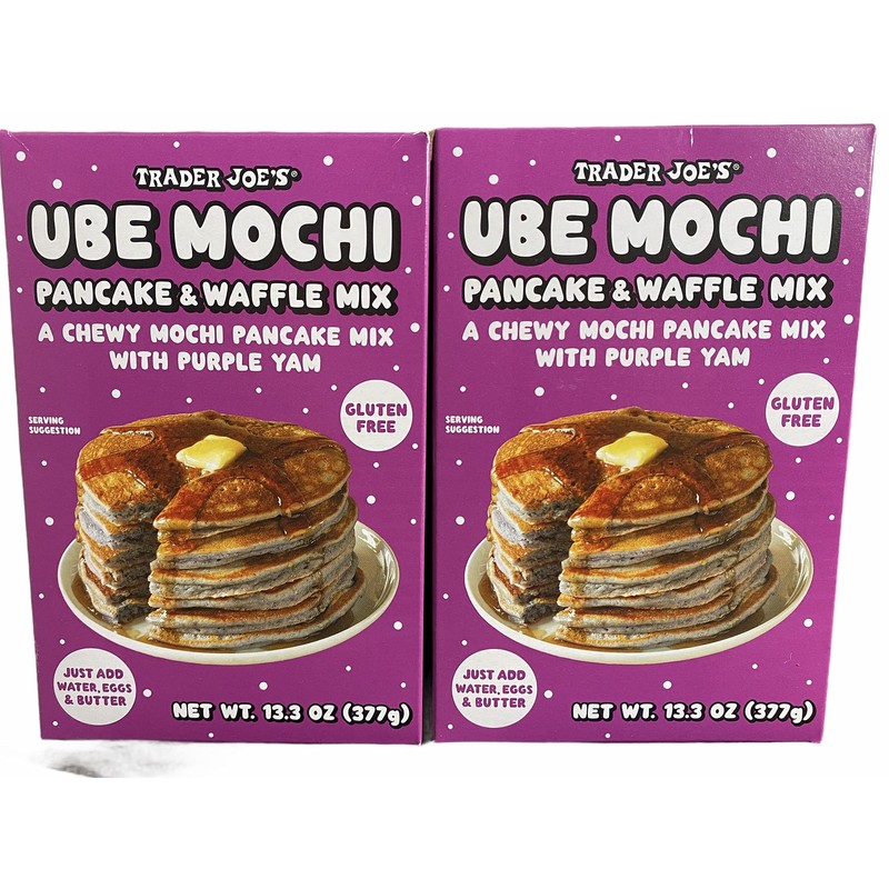 Trader Joe's Ube Mochi Pancake & Waffle Mix, 13.3 oz