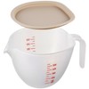 Akebono Sangyo CH-2124 Deep Bowl with Lid, Small, Gray, 22.9