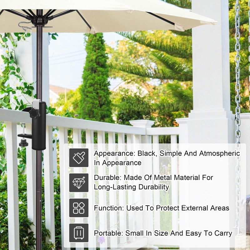 DELAESI Umbrella Stand Parasol Holder Balcony Parasol Holder Balcony Railing