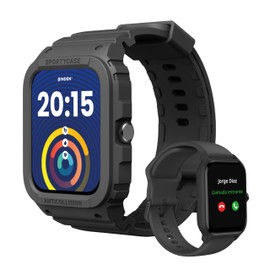 BINDEN - Smartwatch ERA XTream X1, smartwatch para Hombre, Haz Llamadas, Alexa Integrado, Reloj Deportivo Resistente al Agua, Compatible iOSAndroid,  