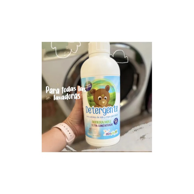 Ecopipo Detergente Para Pañales Ecológicos