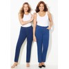 Catherines Women's Plus Size The Knit Jean - 1X, Bourbon