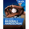 JELEX Safe Catch Baseball Glove Left for Right-Handed Users (Black)