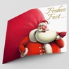 BREITENWERK A4 XXL Christmas Card Santa Claus with Envelope -
