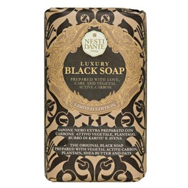Nesti Dante Jabón Negro de Lujo con Carbón Activado  Luxury Black Soap with Activated Carbon, 250 g                                                   