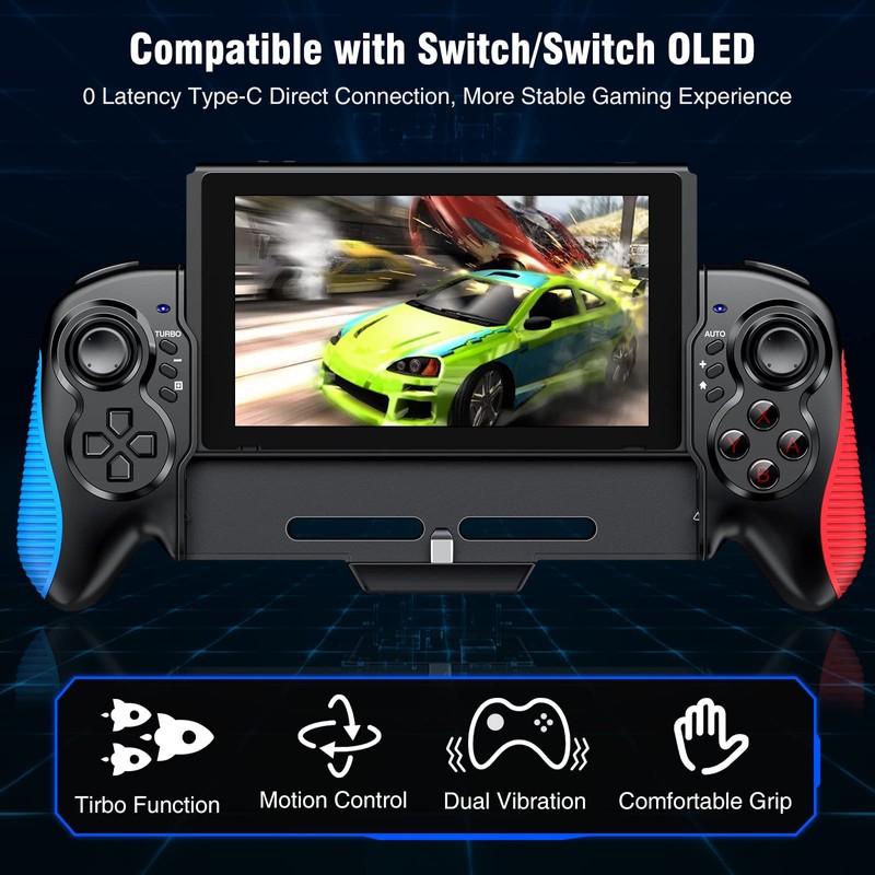 Switch Controller for Switch/Switch OLED, Rechargeable Plug-in Switch Controller, One