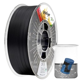 YXPOLYER HIPS Filament 1.75mm 3D Printer Filament 1KG, High Impact Polystyrene Soluble Support Filament in ABS Printing, Dissolvable Filament for Complex Models, Easy Dissolution with Limonene (Black)