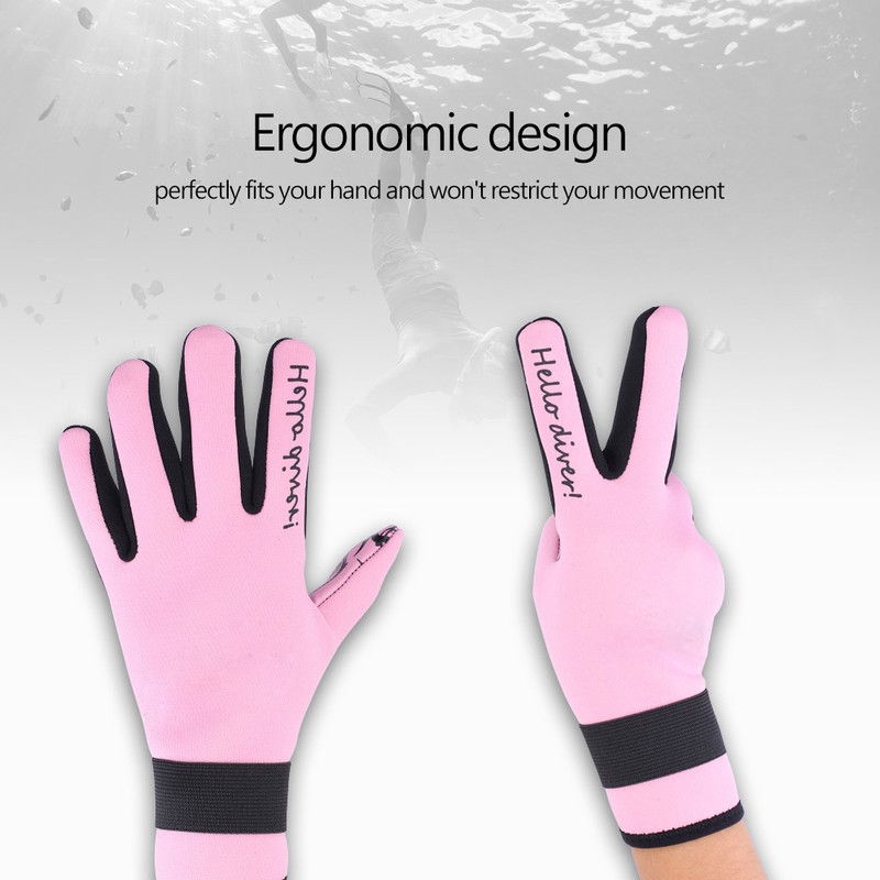 Keep Diving 2MM Warm Neoprene Gloves Swimming Scuba Snorkeling Gloves